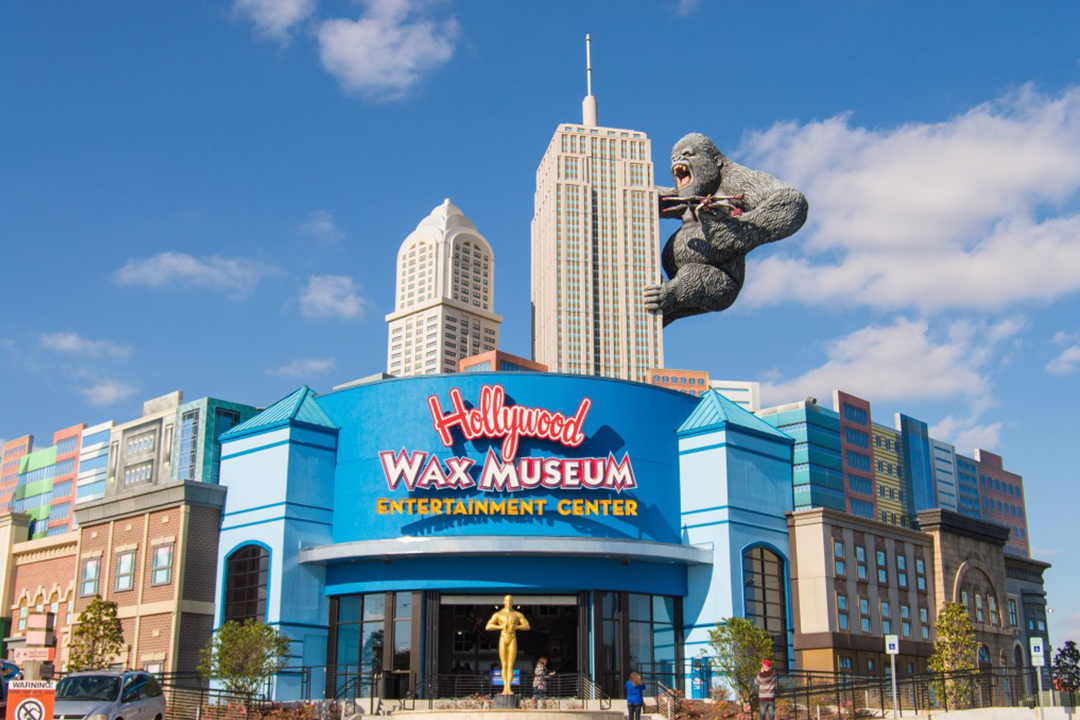 Exterior photo of the Hollywood Wax Museum