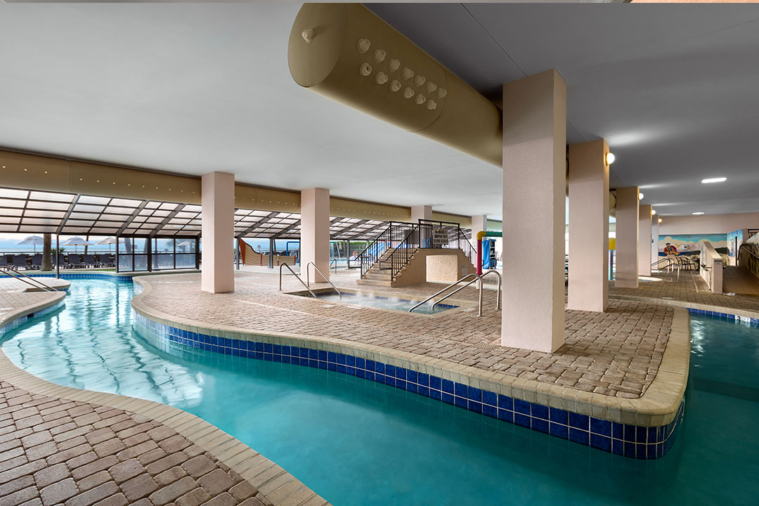 Indoor Pool Deck with Lazy River