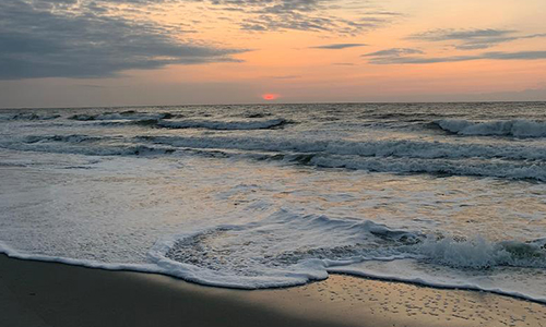 Sunrise at the beach