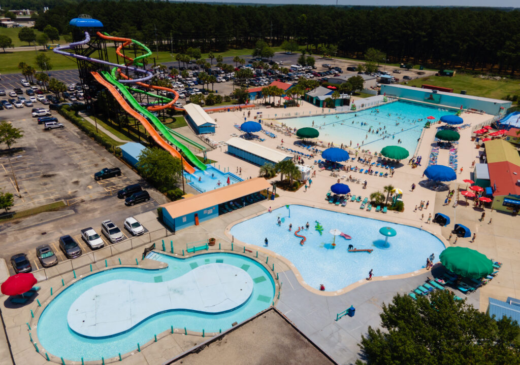 Feature Family Attraction Head to Myrtle Waves Water Park Breakers