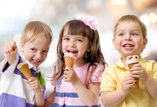 Kids with Ice Cream Kids with Ice Cream