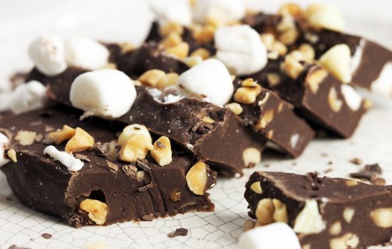 fudge on a plate fudge on a plate