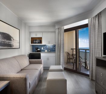 Breakers Paradise Oceanview Deluxe Studio Living Room