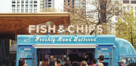 food truck on the street