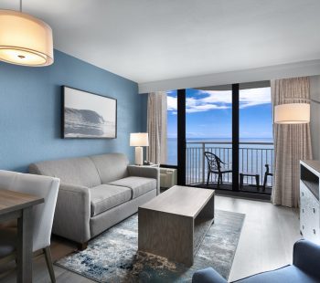 Sailfish Oceanfront Deluxe Suite Living Room